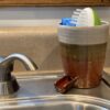 Bronze & White Kitchen Sponge Holder