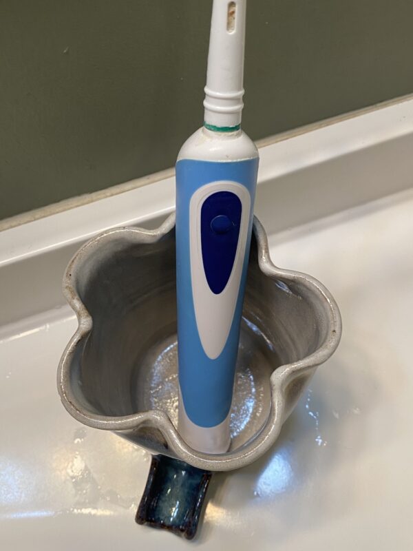 Navy Electric Toothbrush Holder