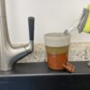 Bronze & White Kitchen Sponge Holder