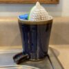 Navy Kitchen Sponge Holder
