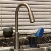 Navy Kitchen Sponge Holder