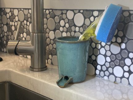 Teal Kitchen Sponge Holder