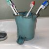 Teal Electric Toothbrush Holder