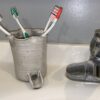 White Electric Toothbrush Holder